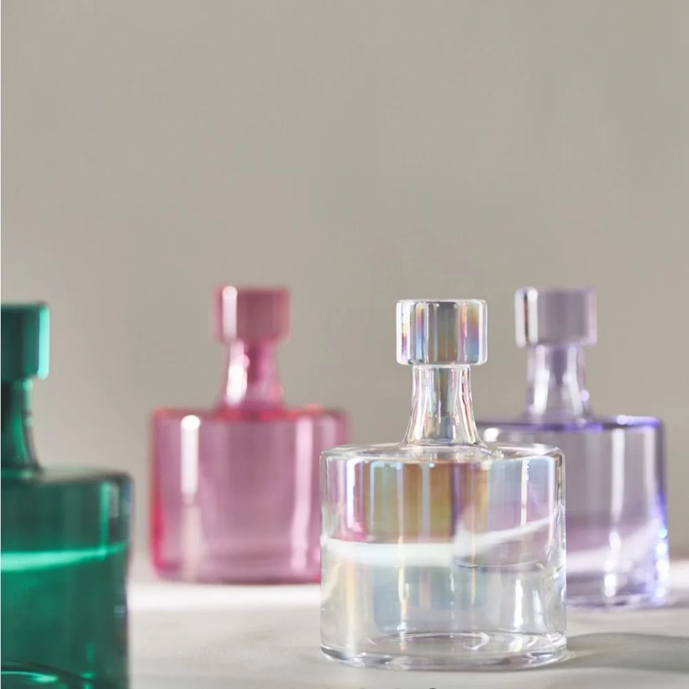 Anthropologie‎ Colorful Glass Decanters